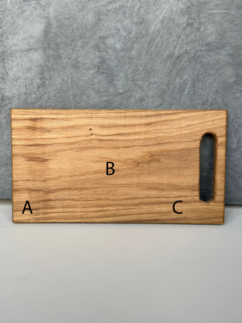 Borrelplank met handvat