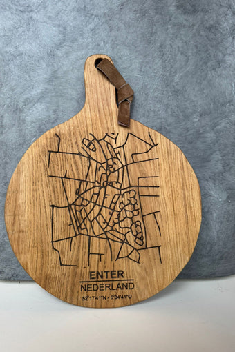 Borrelplank rond groot