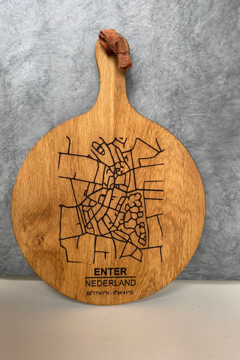 Borrelplank rond klein