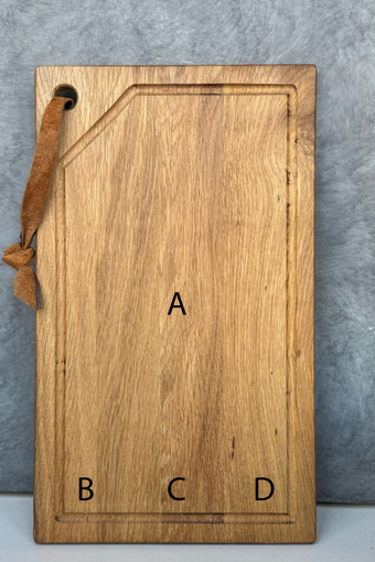 Snijplank met sapgeul groot