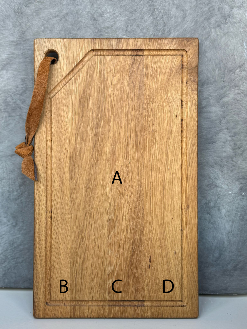 Snijplank met sapgeul groot