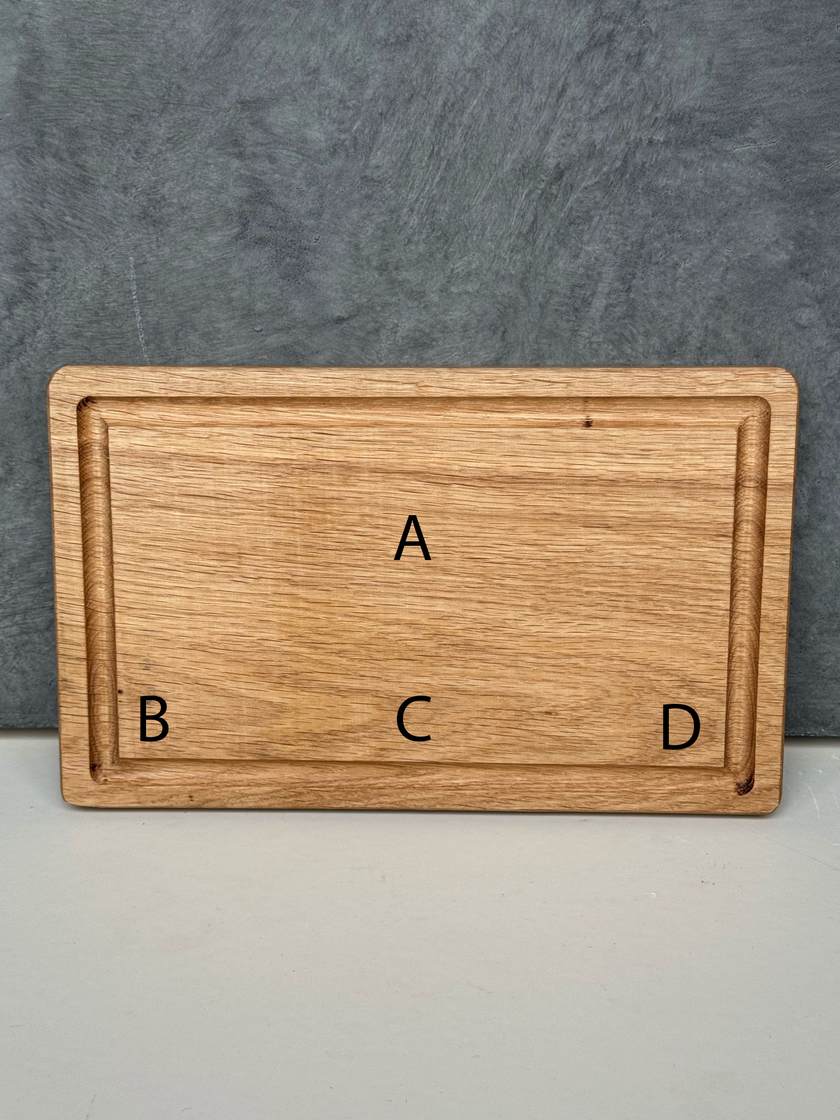Snijplank met sapgeul klein