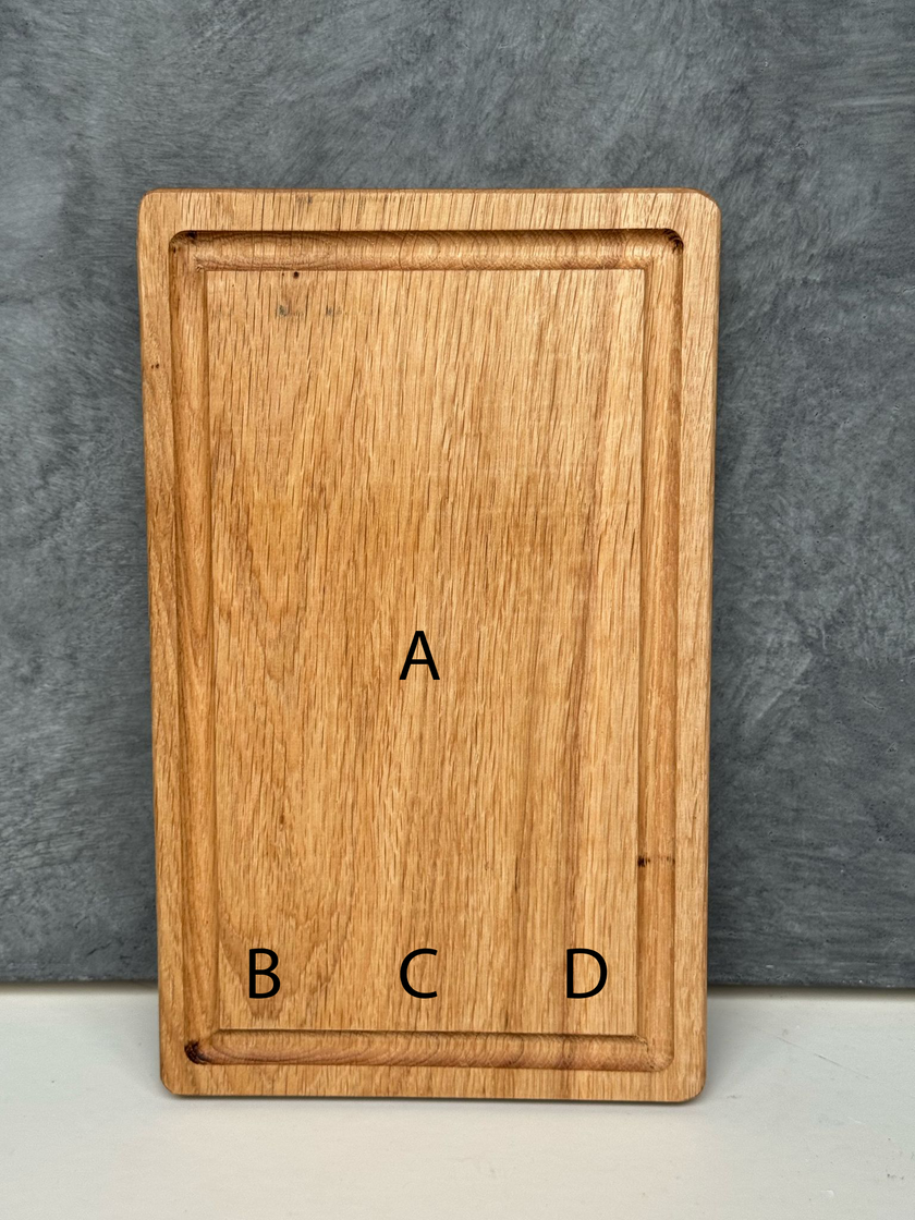 Snijplank met sapgeul klein